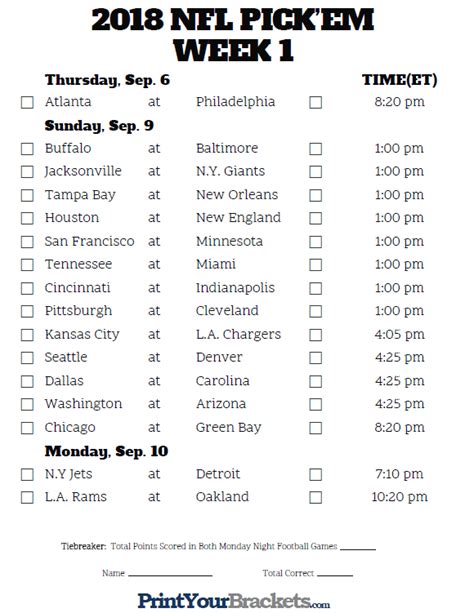 FREE NFL FOOTBALL LINE SHEETS & SCHEDULES.